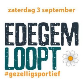 Op zaterdag 3 september gaat de tweede editie van @edegemloopt door. Tof en laagdrempelig sportevent in Edegem. Alle info op onze website!